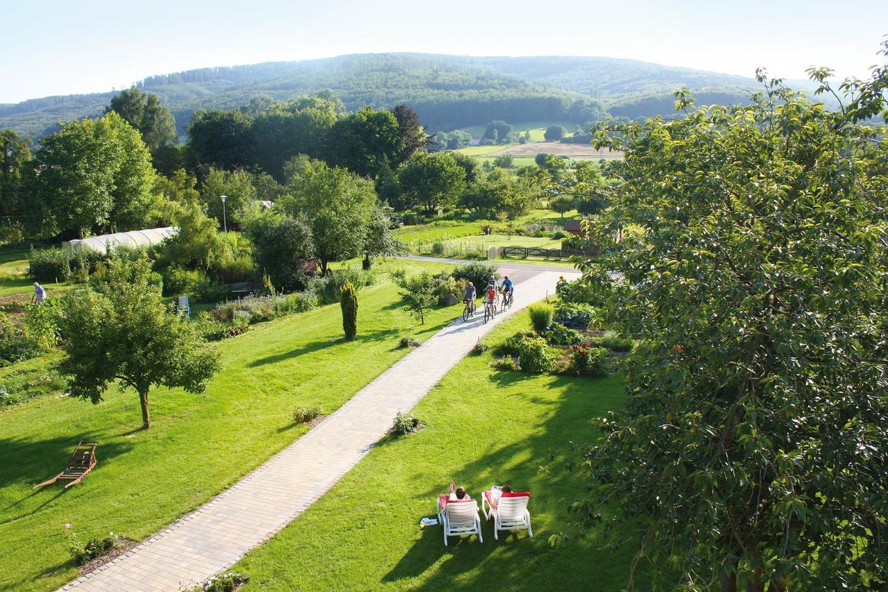 Hotel & Restaurant Kronenhof Am Weser-Radweg Oberweser Zewnętrze zdjęcie